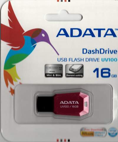 USB kľúč 16GB UV100 červený