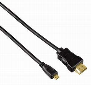HDMI kábel 2m pozlátený, vidlica typ A - D (micro)