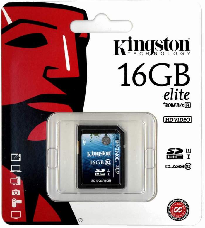 SDHC Card 16GB Class10 30MB/s