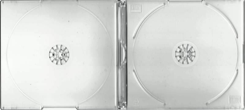obal 2-CD slim priesvitný