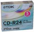CD-R 210MB 24x  8cm slim obal