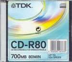CD-R 700MB slim obal 52x