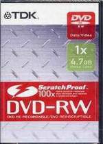 DVD-RW DVD obal 1x ScratchProof