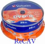 DVD-R 25Cake 16x