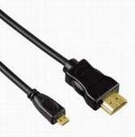 HDMI kábel 2m pozlátený, vidlica typ A - D (micro)